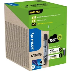 Whiteboardpenn PILOT V-Board sort(10+10)