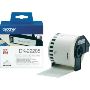 Etikett BROTHER DK-22205 62mmx30,48m hvi