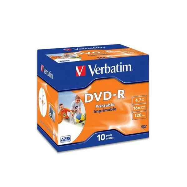DVD-R VERBATIM 4,7GB 16x Jewelcase (10)