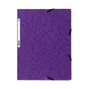 Strikkmappe EXACOMPTA A4 3 kl 400g lilla