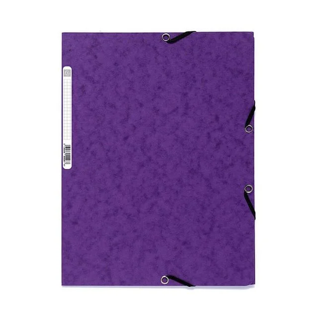 Strikkmappe EXACOMPTA A4 3 kl 400g lilla