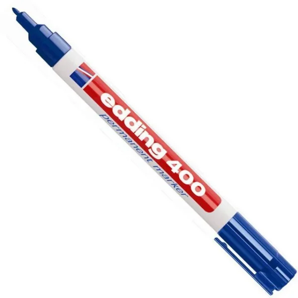 Merkepenn EDDING 400 rund blå