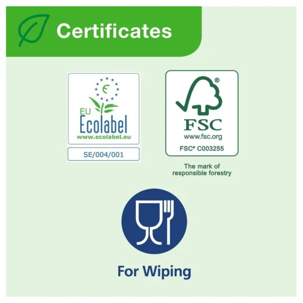 Dispenserserviett TORK N4 1L hvit (1125)