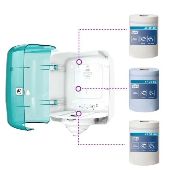 Dispenser TORK Reflex Sen.rull M4 turkis