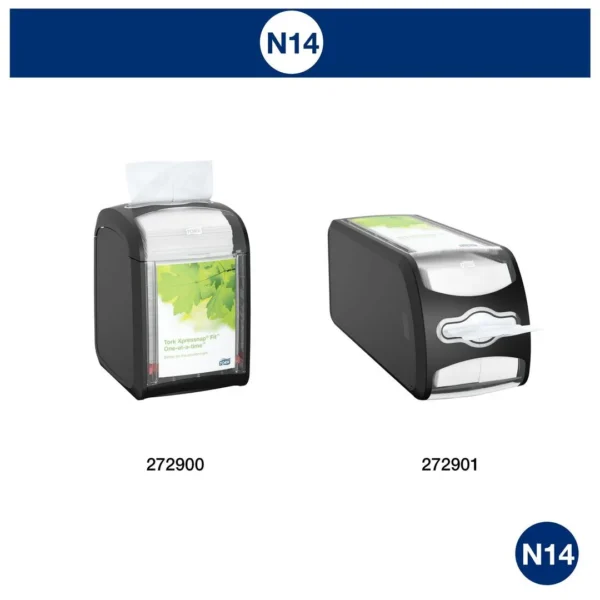 Dispenserserviett TORK N14 2L hvit (720)