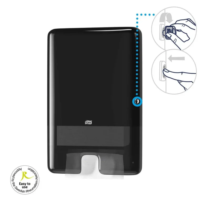 Dispenser TORK tørkeark multif H2 sort - Bilde 2