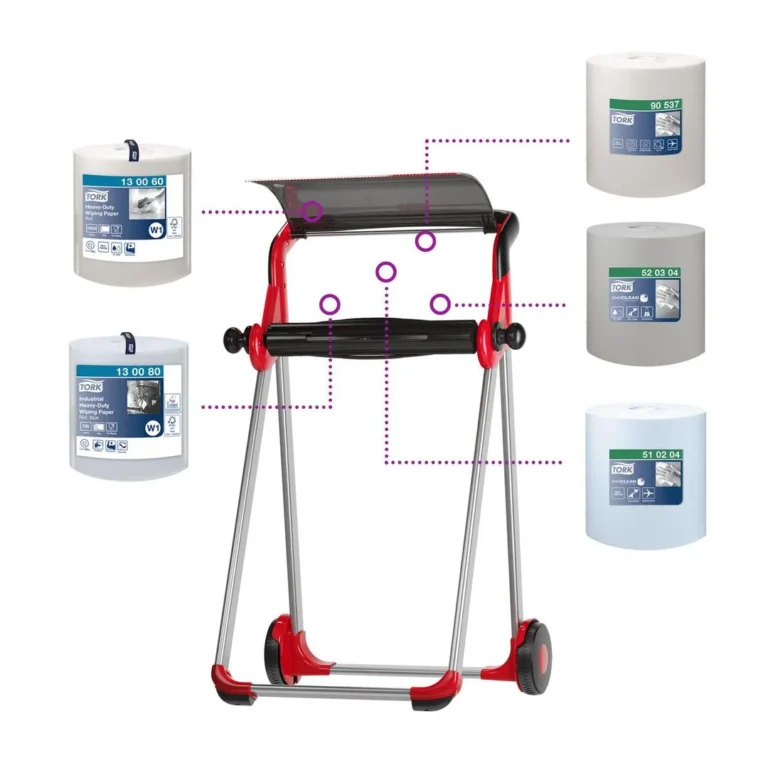 Stativ TORK gulv W1 rød/sort - Bilde 4
