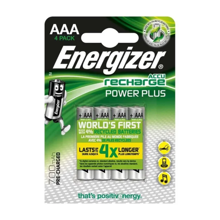 Batteri ENERGIZER Recharge AAA/NH12(4)
