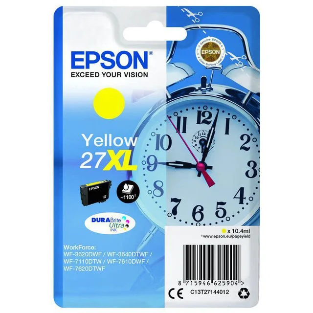 Blekk EPSON T2714 C13T27144012 gul