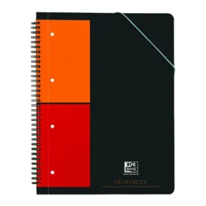 Notatbok OXFORD Int Meetingbook A4 rut
