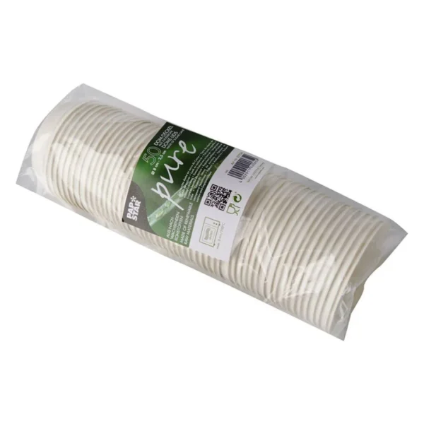 Lokk termobeger PURE 20/30cl bagasse(50)