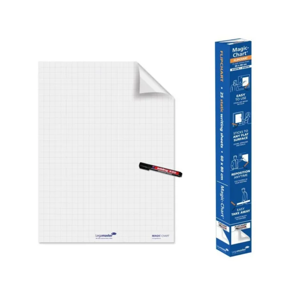 Whiteboardfilm LEGAMASTER rutet 60x80cm