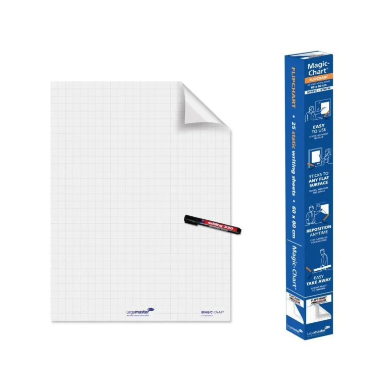 Whiteboardfilm LEGAMASTER rutet 60x80cm - Bilde 5