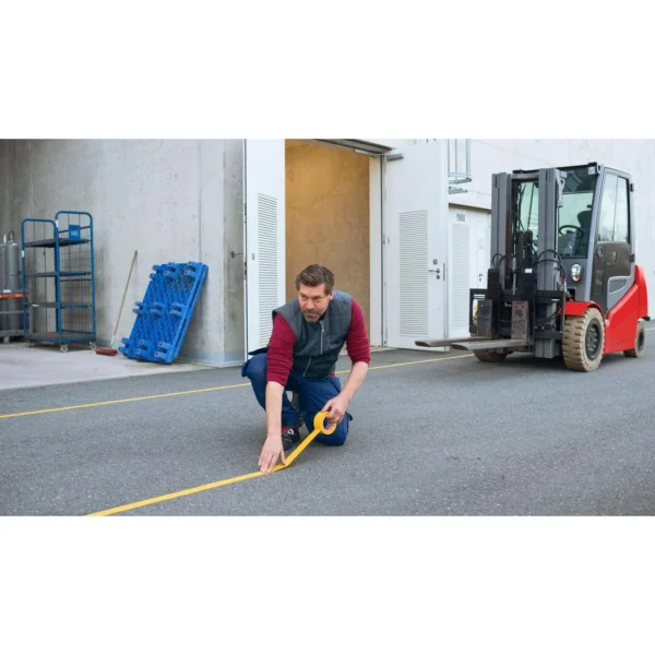 Tape TESA Flex Prem PVC gulv/varsel gul