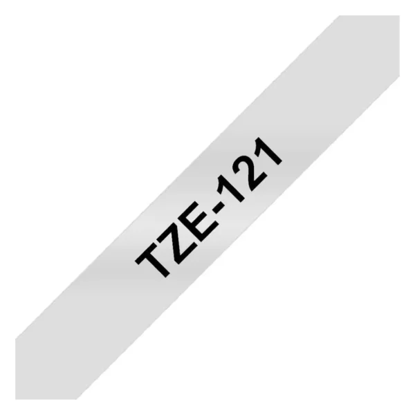 Tape BROTHER TZe-121 9mmx8m sort/klar