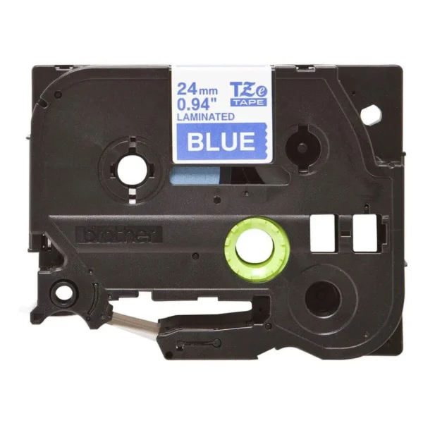 Tape BROTHER TZe-555 24mm hvit/blå