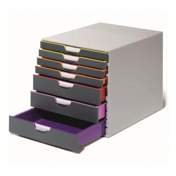 Skuffekabinett DURABLE Vc 7 skuffer grå