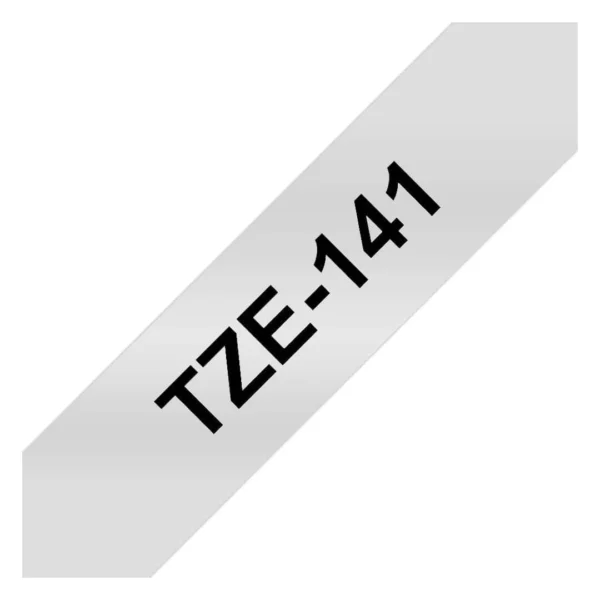 Tape BROTHER TZe-141 18mmx8m sort/klar