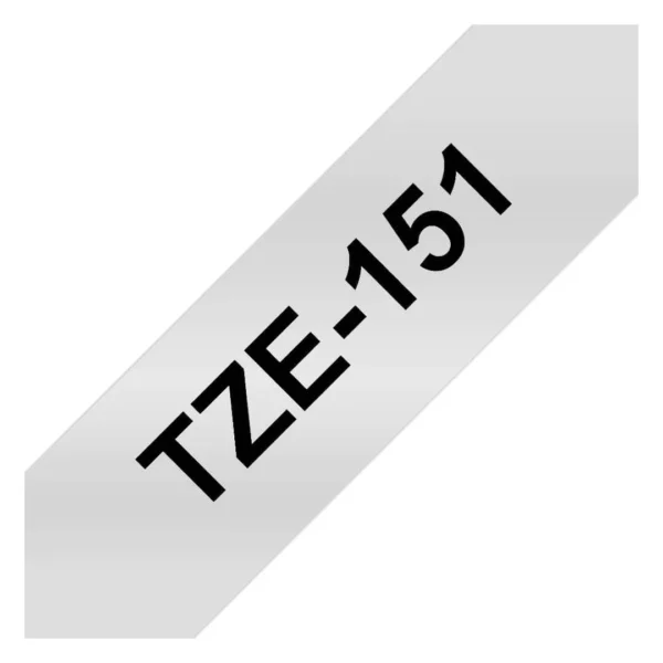 Tape BROTHER TZE-151 24mmx8m sort/klar