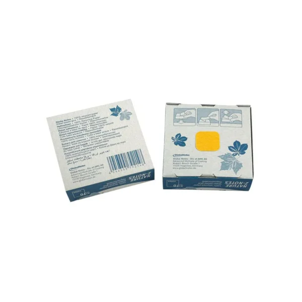 Notatblokk INFO ZN 75x75 resirk m/disp