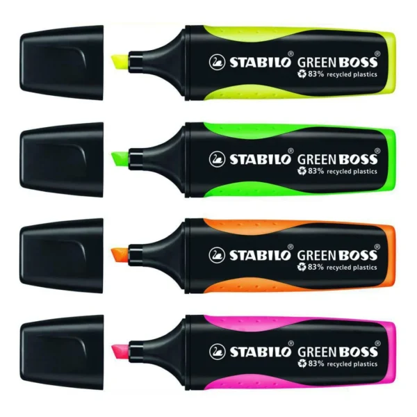 Tekstmarker STABILO Green Boss ass (4)