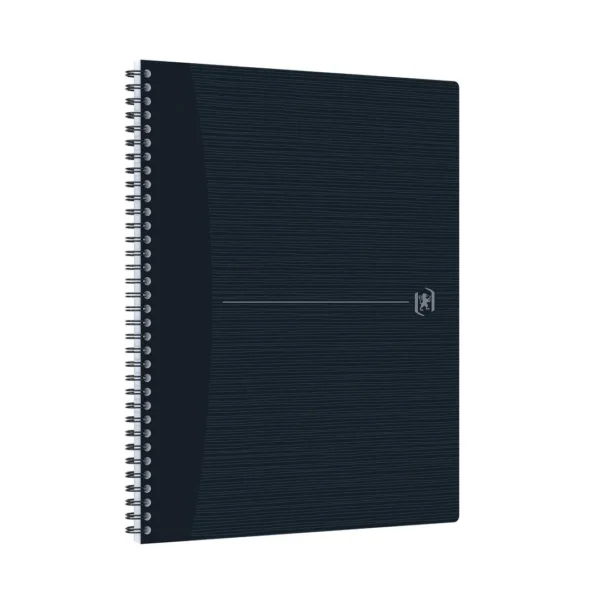 Notatbok OXFORD Origins A4+ lin 90g sort