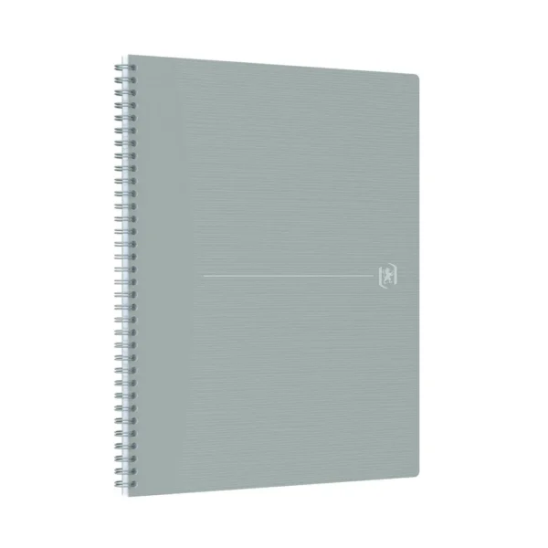 Notatbok OXFORD Origins A4+ lin 90g grå