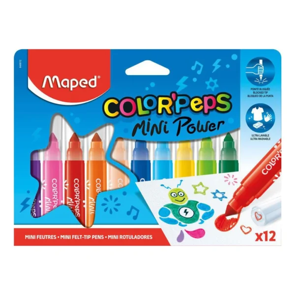 Tusj MAPED Jumbo Mini (12)