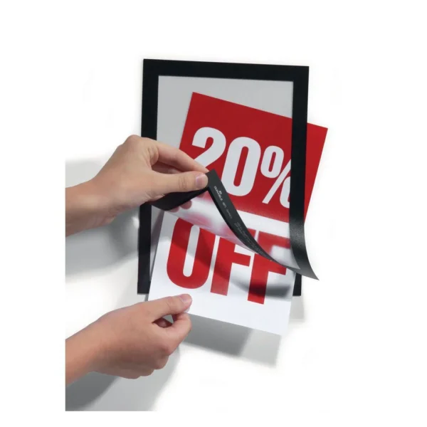 Ramme DURAFRAME A5 magnet sort (2)