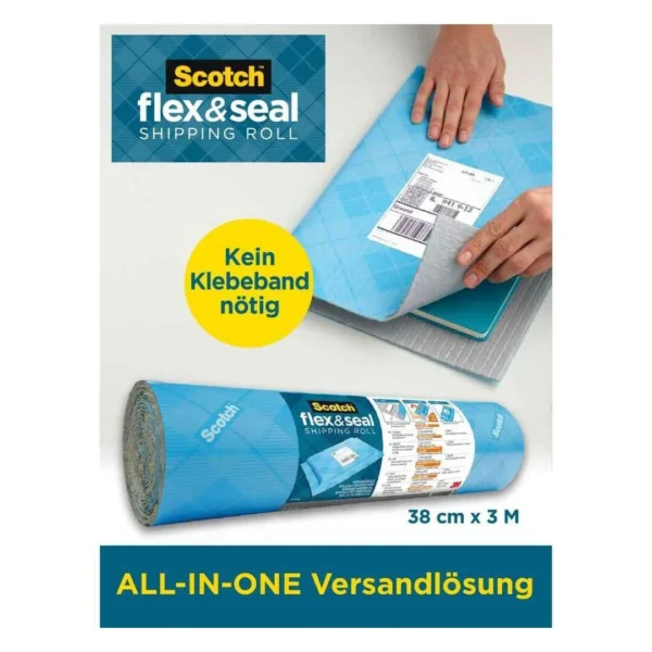 Emballasjerull SCOTCH Flex Seal 38cmx3m