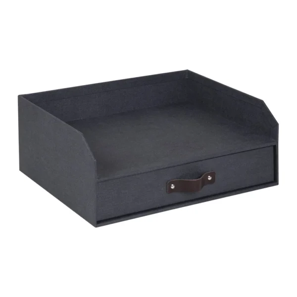 Brevkurv BIGSO Walter A4 m/skuff sort