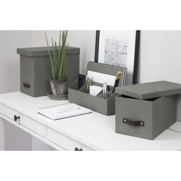 Skrivebordsoppbevaring BIGSO Elisa grå