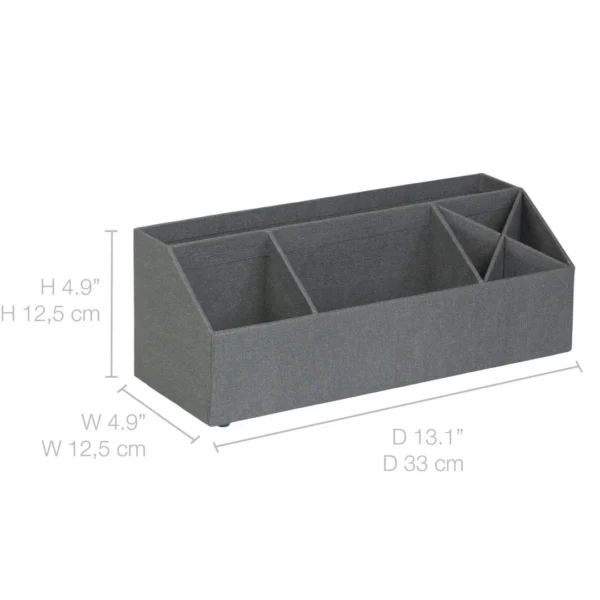 Skrivebordsoppbevaring BIGSO Elisa grå