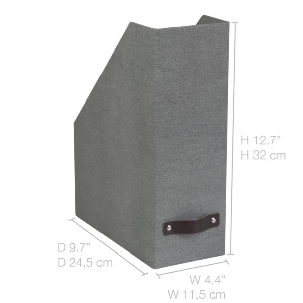 Tidsskriftsamler BIGSO Estelle grå