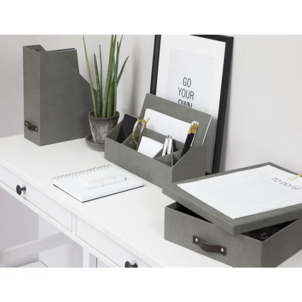 Tidsskriftsamler BIGSO Estelle grå