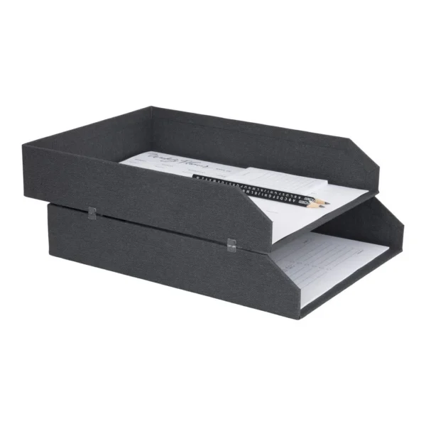 Brevkurv BIGSO Håkan A4 sort (2)