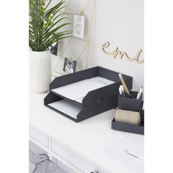 Brevkurv BIGSO Håkan A4 sort (2)