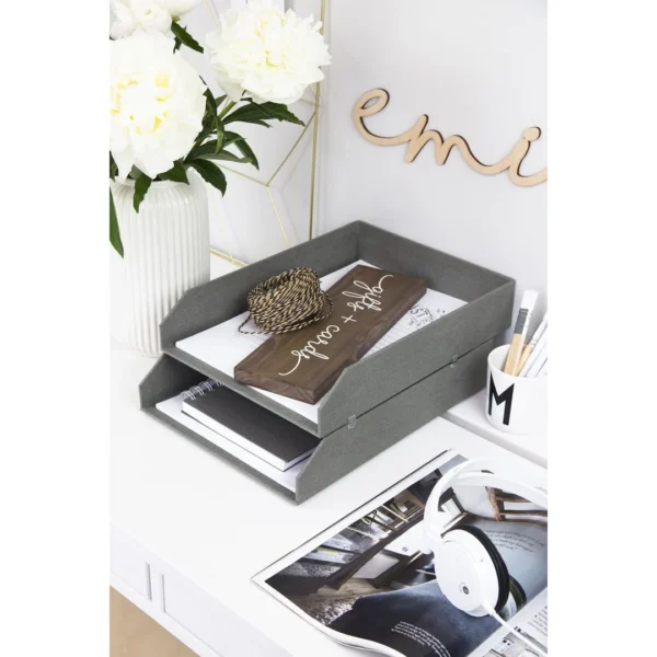 Brevkurv BIGSO Håkan A4 grå (2)