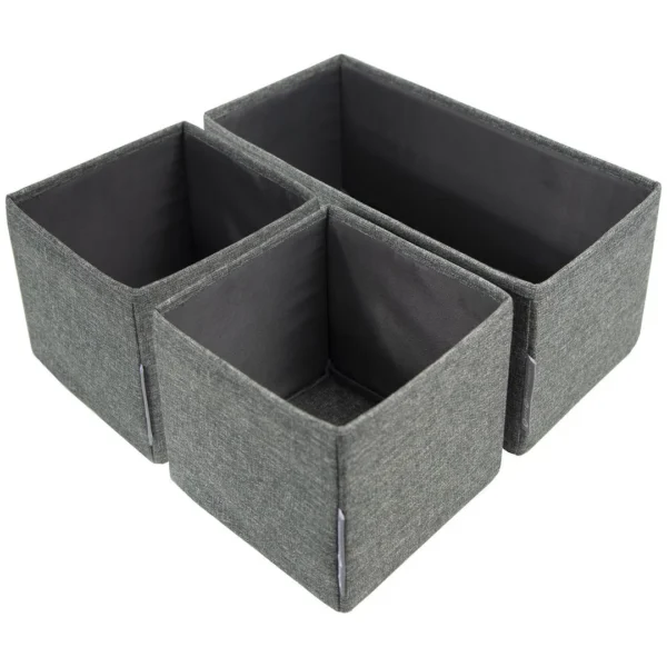 Skuffeinnsats BIGSO 3 deler grå (3)