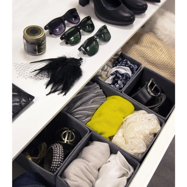 Skuffeinnsats BIGSO 3 deler grå (3)