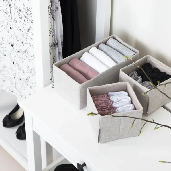 Skuffeinnsats BIGSO 3 deler beige (3)