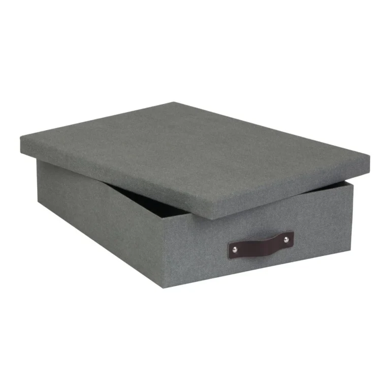 Dokumentboks BIGSO Oskar A4 grå - Bilde 2