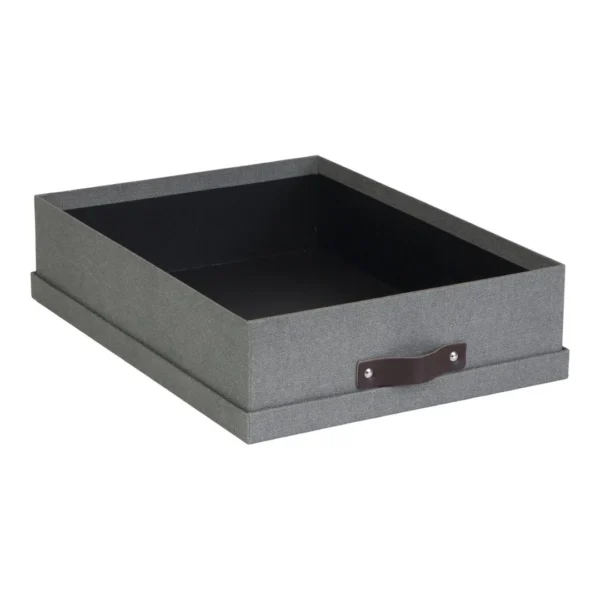 Dokumentboks BIGSO Oskar A4 grå