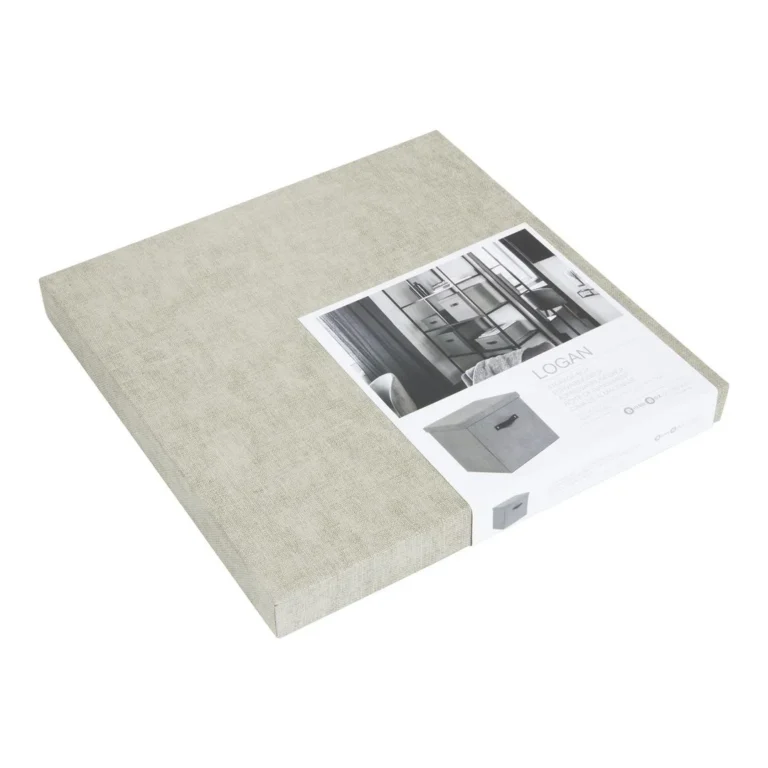 Oppbevaringsboks BIGSO Logan m/lokk grå - Bilde 3