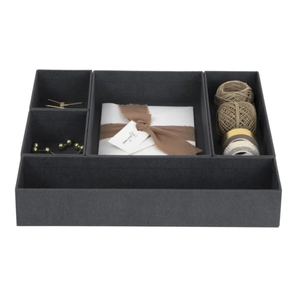 Skuffeinnsats BIGSO Emma sett sort (5)