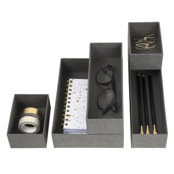 Skuffeinnsats BIGSO Emma sett grå (5)