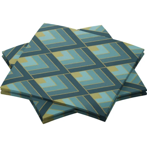 Serviett DUNISOFT 20cm Festive W. (180)