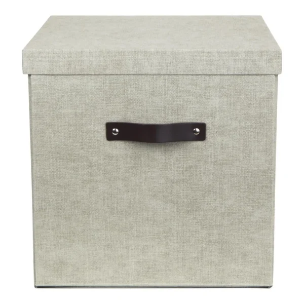 Oppbevaringsboks BIGSO Logan m/lokk lin