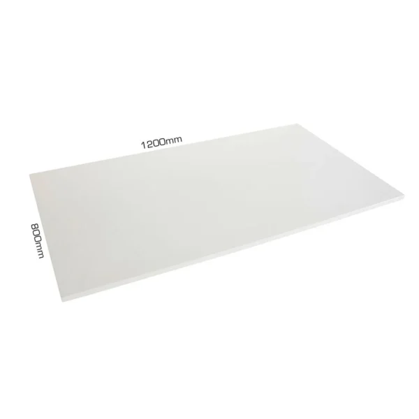 Bordplate KENSON 120x80cm hvit
