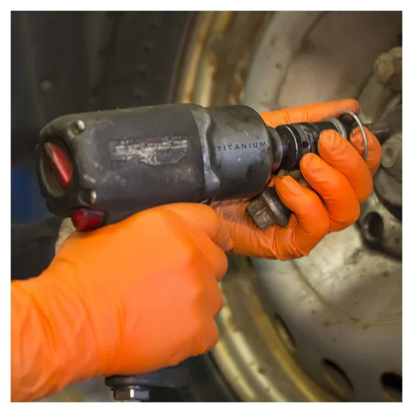 Hanske CHEMSTAR kjemi. S oransje (100)